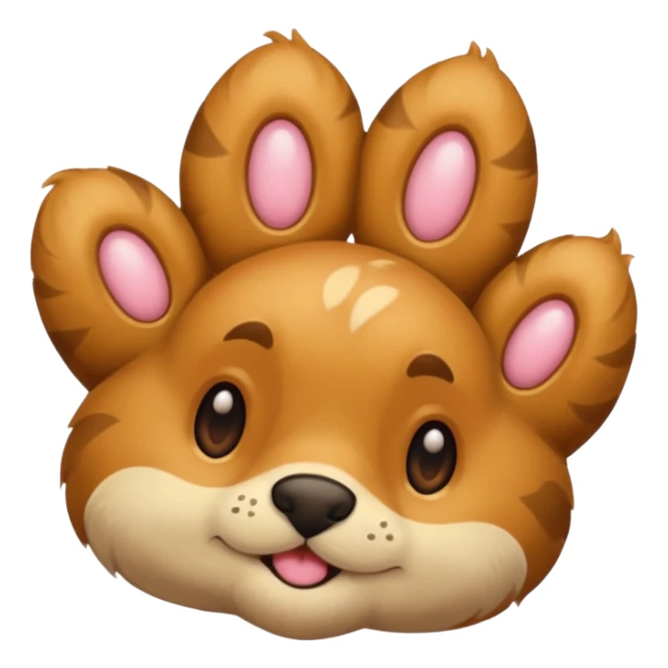 Paw sticker