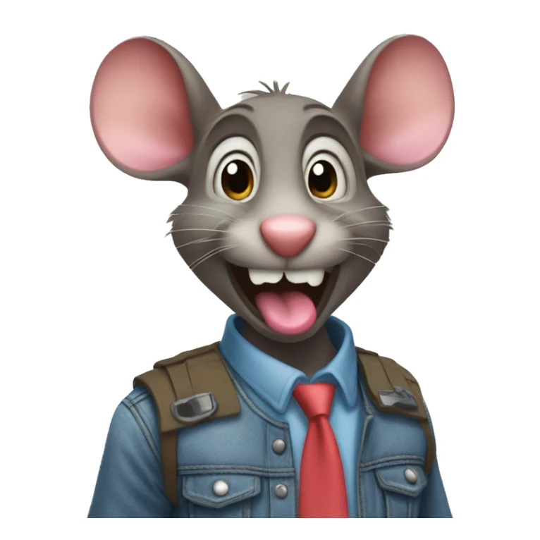 Un ratón come chicle sticker