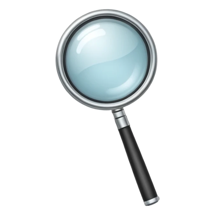 magnifying glasses   sticker