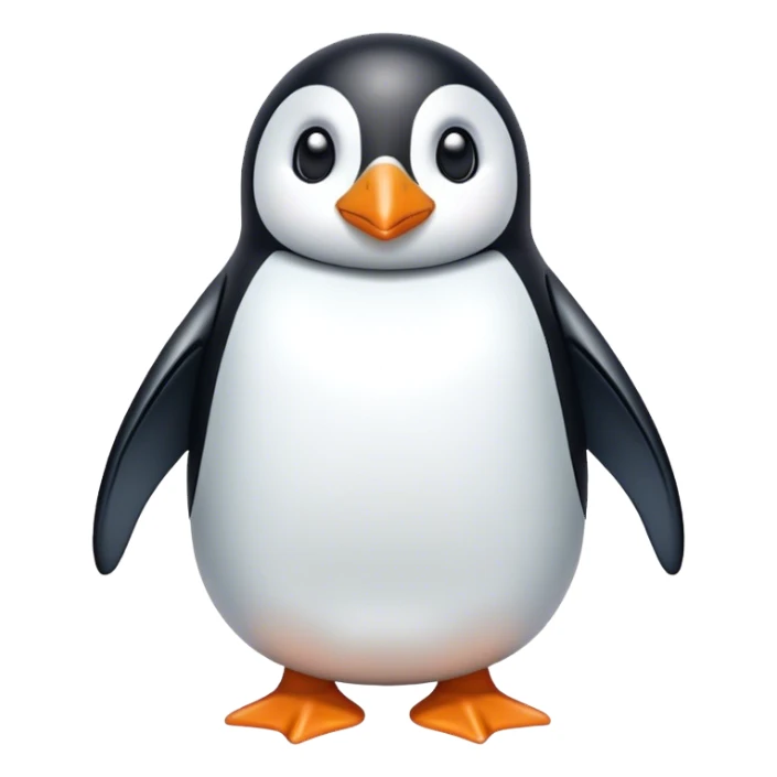space penguin  sticker
