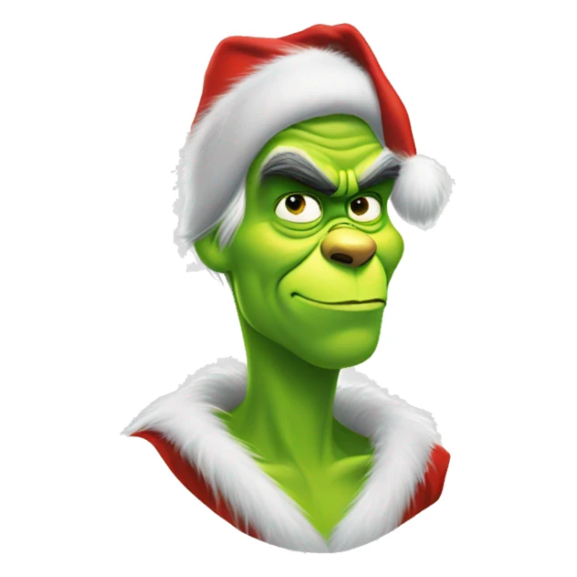 henry cavill as grinch sticker