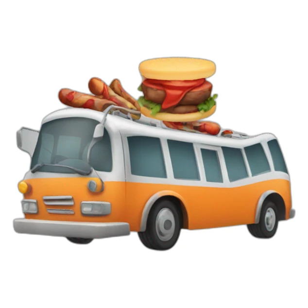 Un barbecue dans le bus sticker