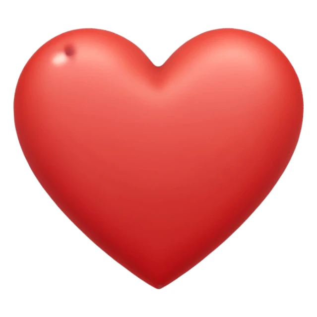 Make a pastel red heart sticker