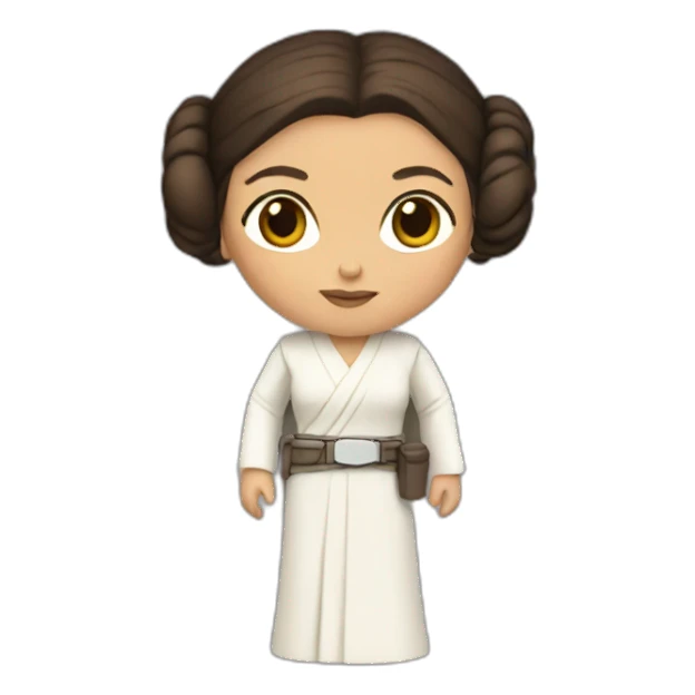 leia from star wars sticker