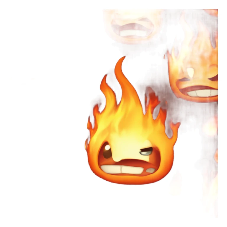calcifer from studio ghibli sticker