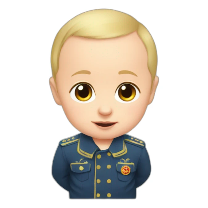 baby putin sticker