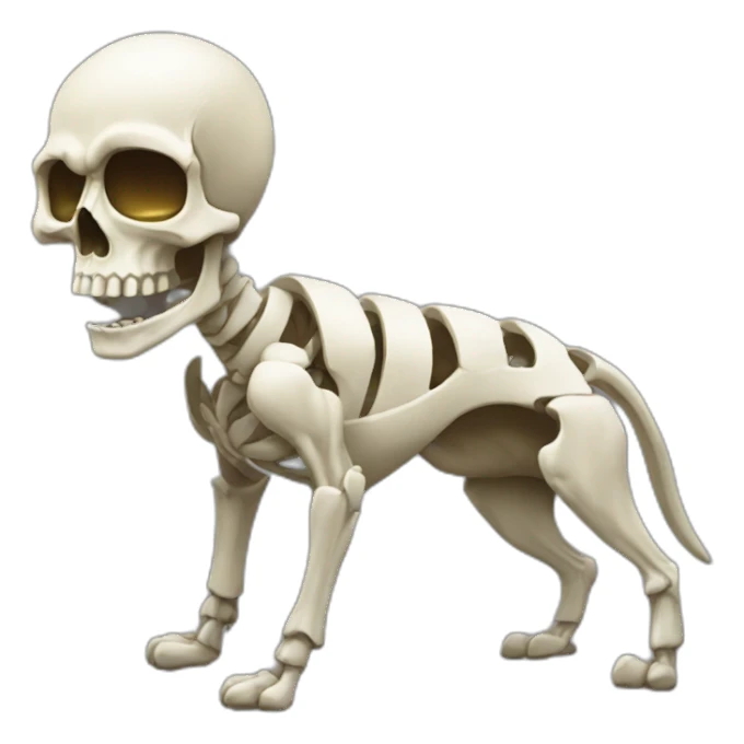 squelette en costard  sticker