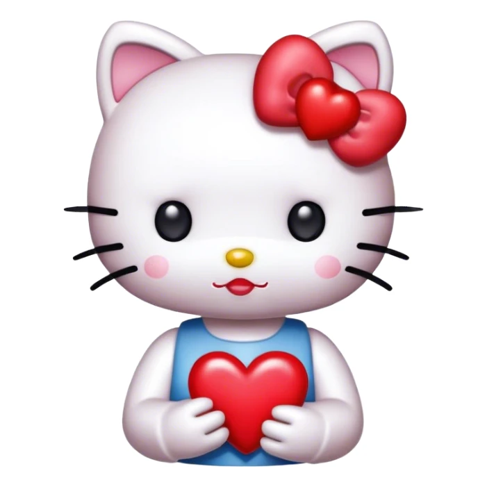 Hello kitty cuore sticker