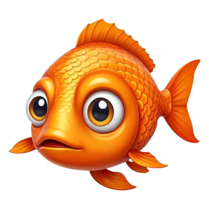 sad fish sticker