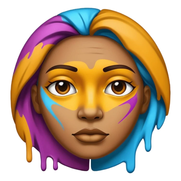 Graffit humani painting top wall sticker