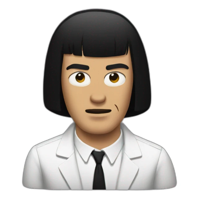 Pulp fiction sticker