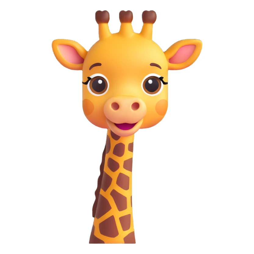 A giraffe emoji sticker