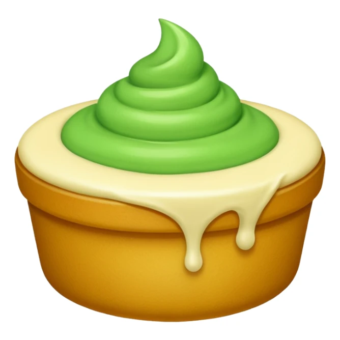 green cream skincare sticker