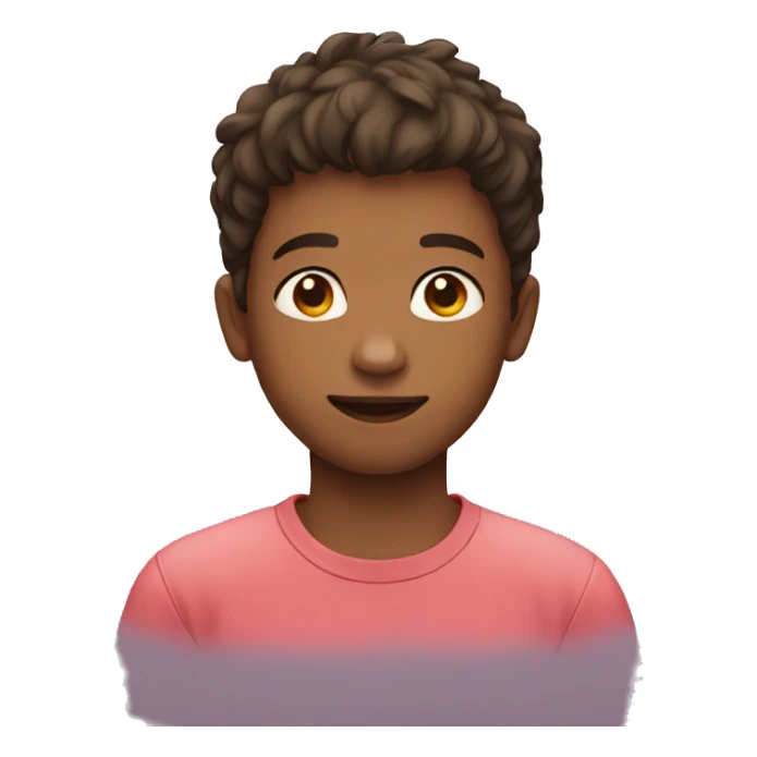 boy with heart sticker