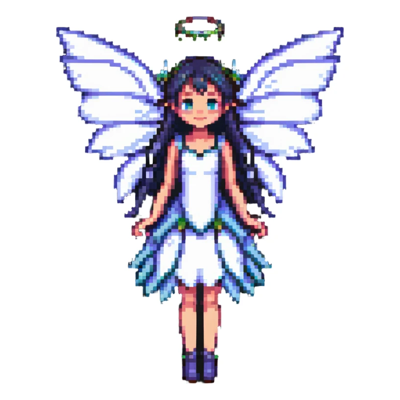 fairy with wings sticker