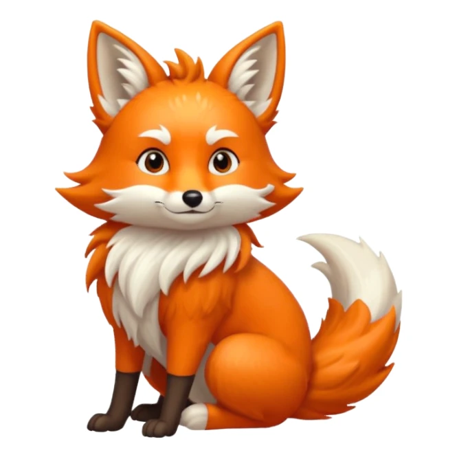 nine-tailed fox sticker