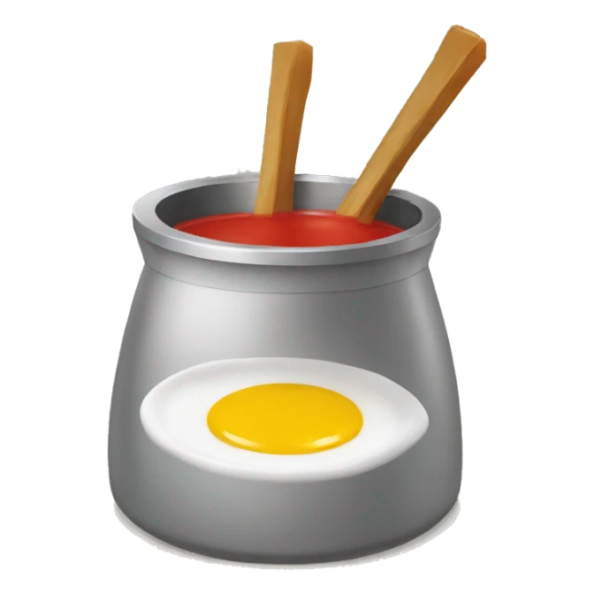 Un caquelon à fondue suisse  sticker