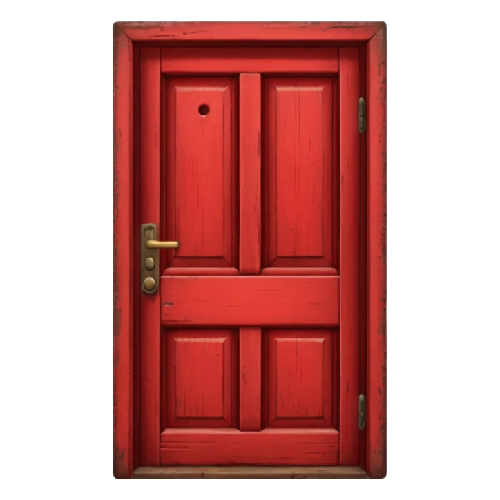 red door sticker