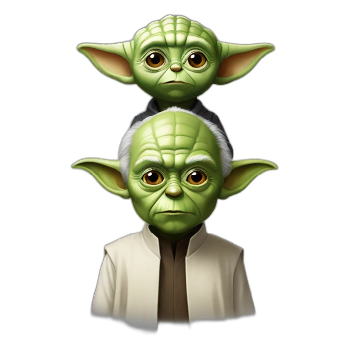 Macron et yoda sticker