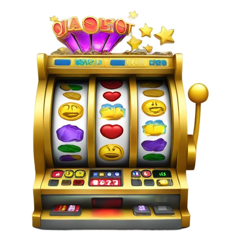 Slot machine winning jackpot sticker