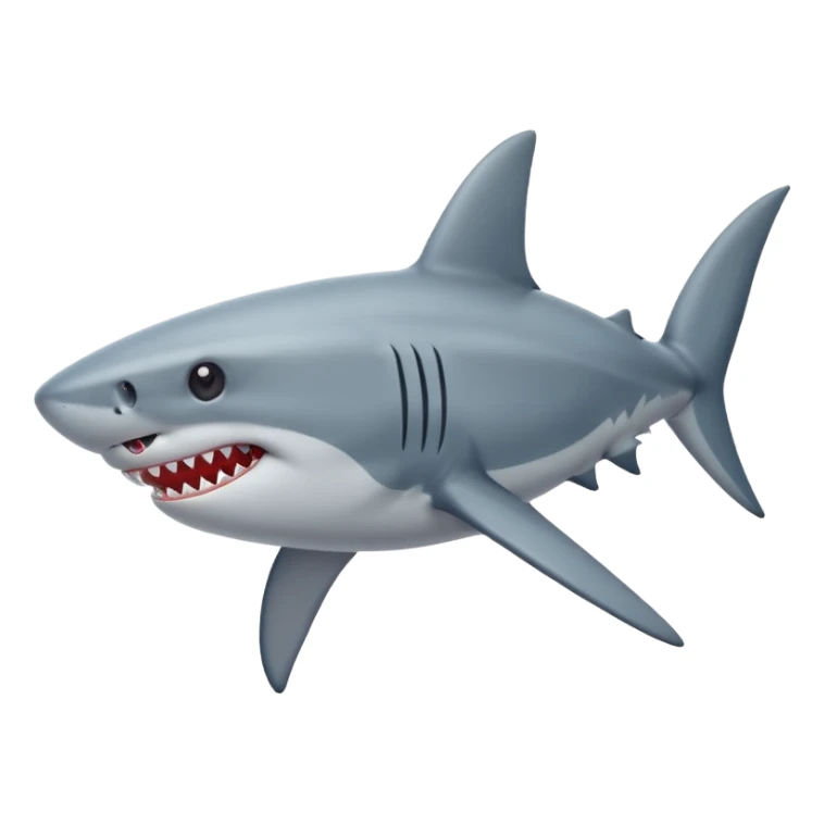 A shark with star emoji🦈⭐️ sticker