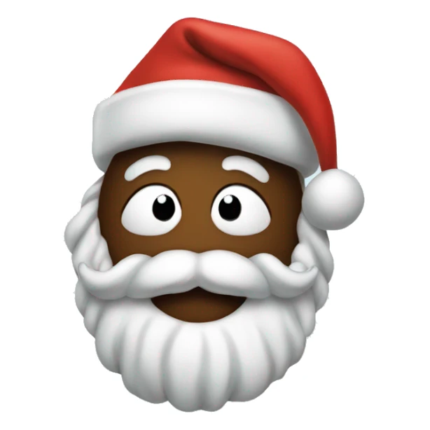 Poo Santa  sticker