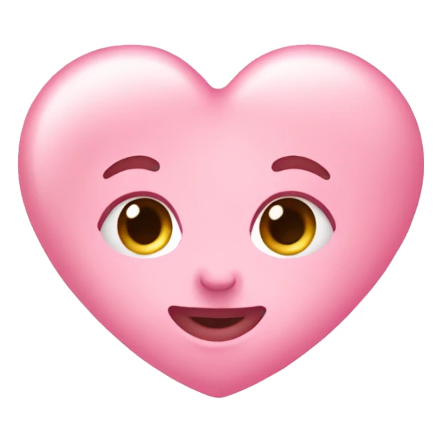 Baby pink heart sticker