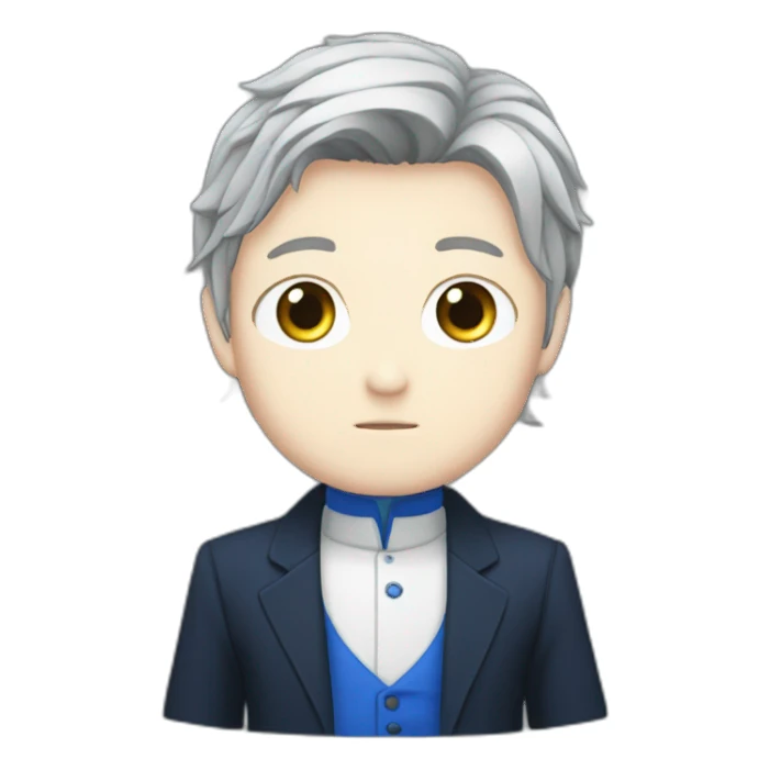 gojo satoru with blue eyes sticker