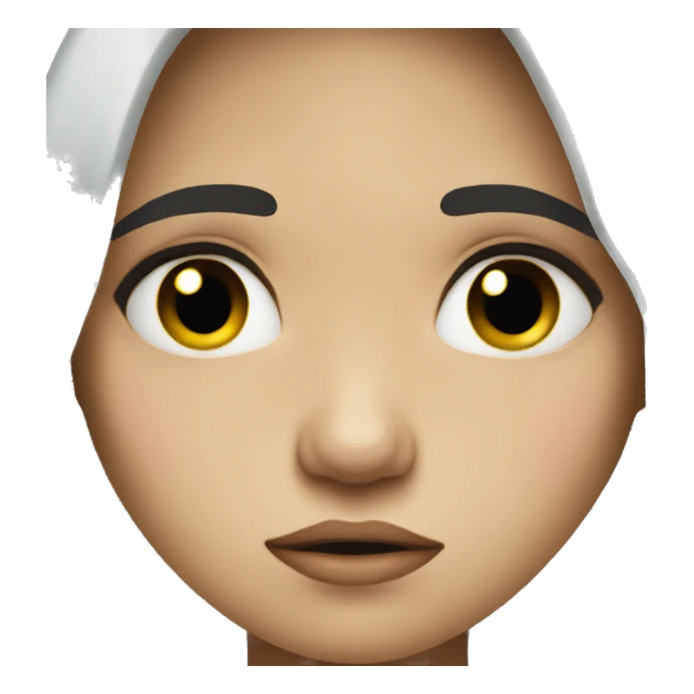 Sad crying girl sticker