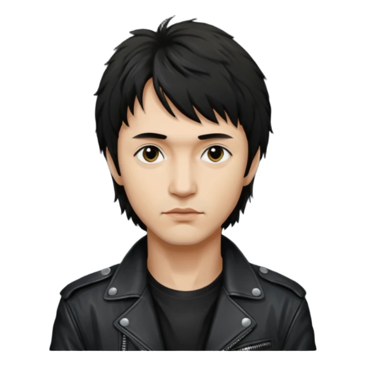 Viktor Tsoi and the group Neverlove sticker