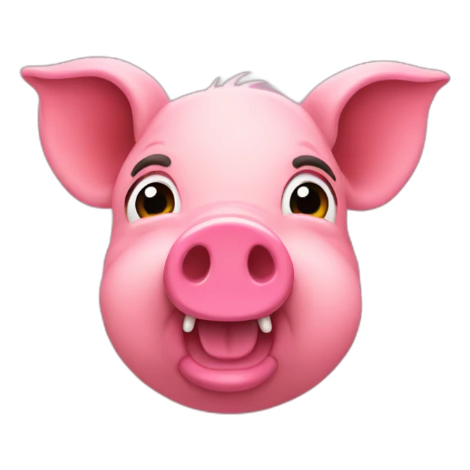 Pink Wildpig sticker