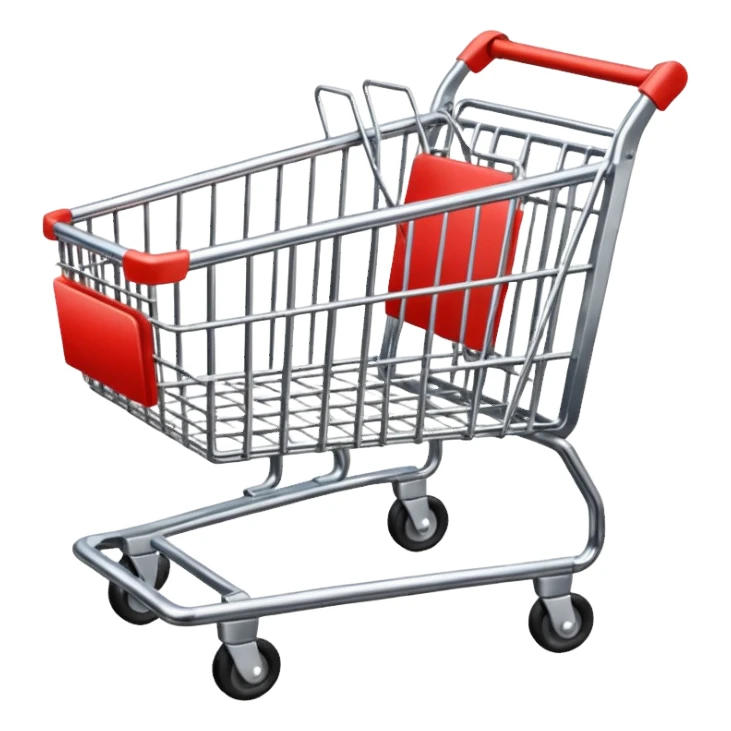 A Shopping Cart(No background) sticker