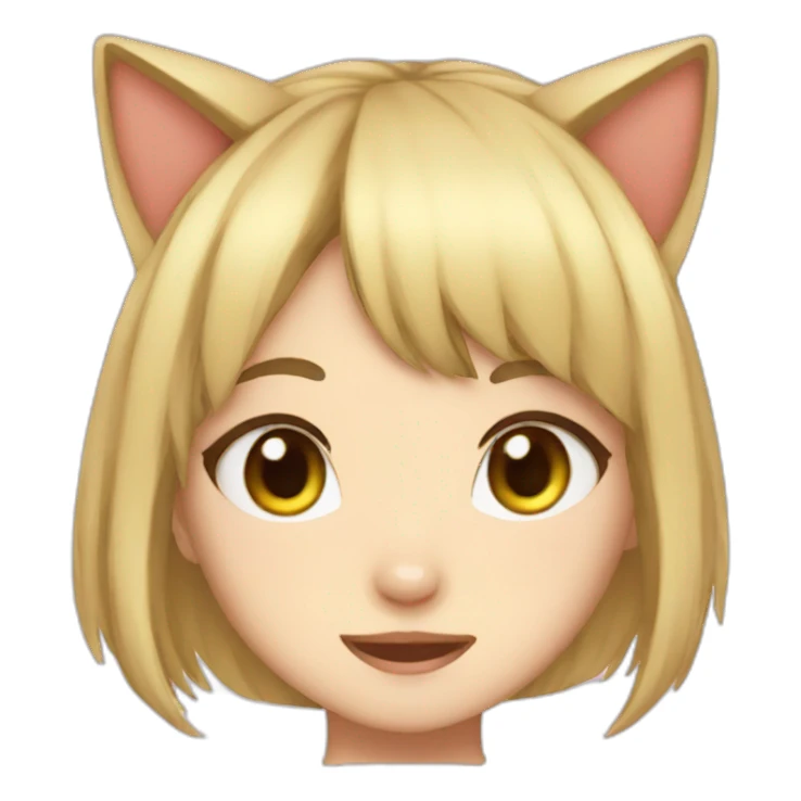 Anime Girl Cat sticker