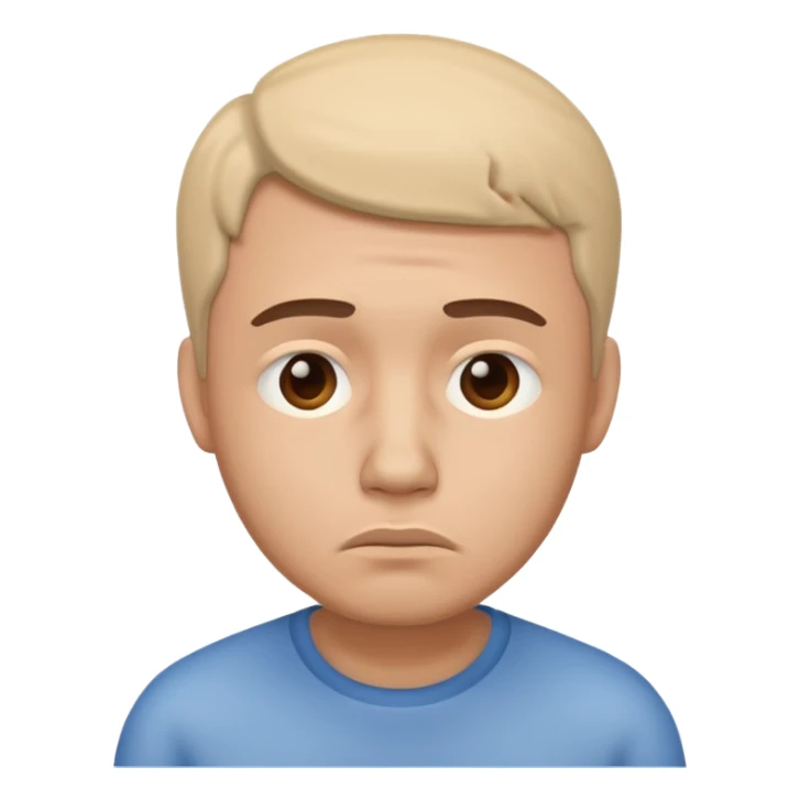 🥺😔 pero 3 D masculino  sticker