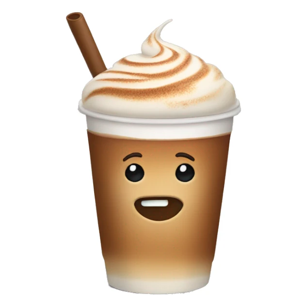 Caramell latte sticker