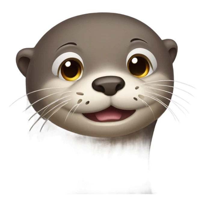 An otter that is crying sticker