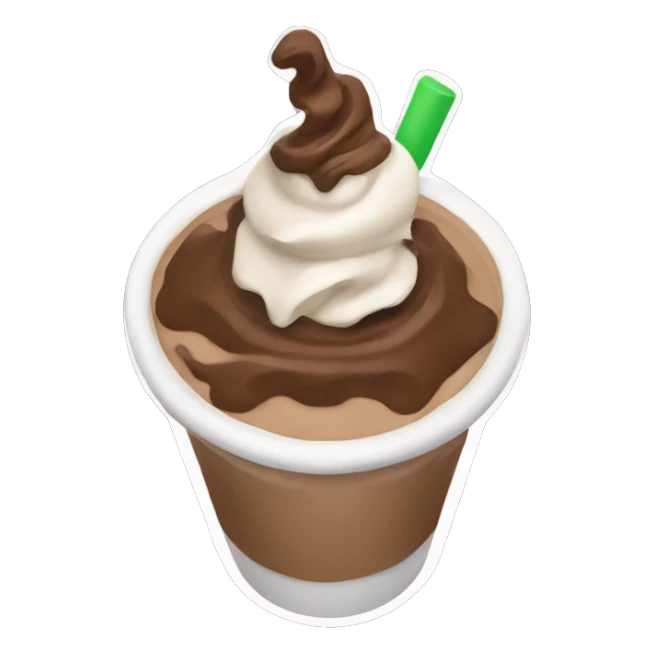 Mocha frappe sticker