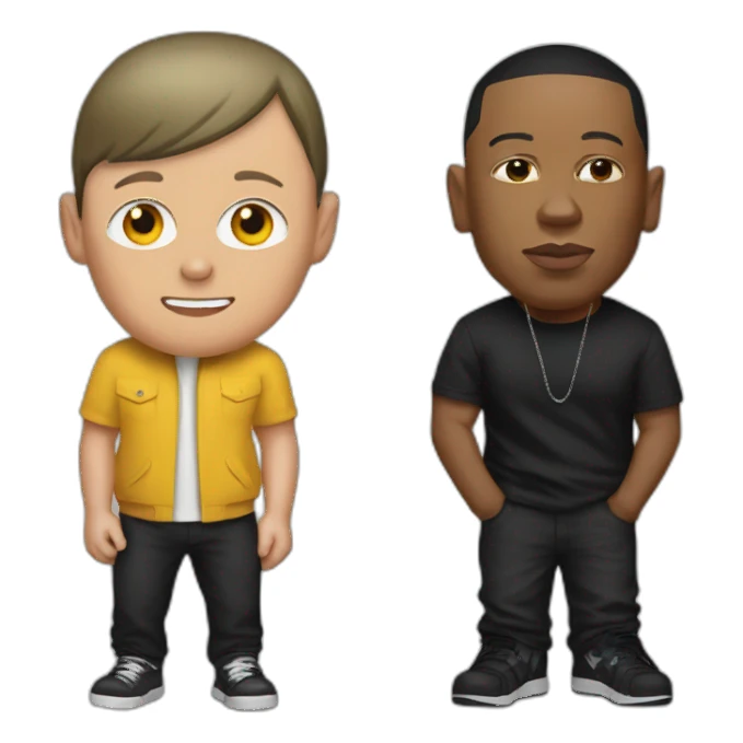 eminem and dr dre sticker
