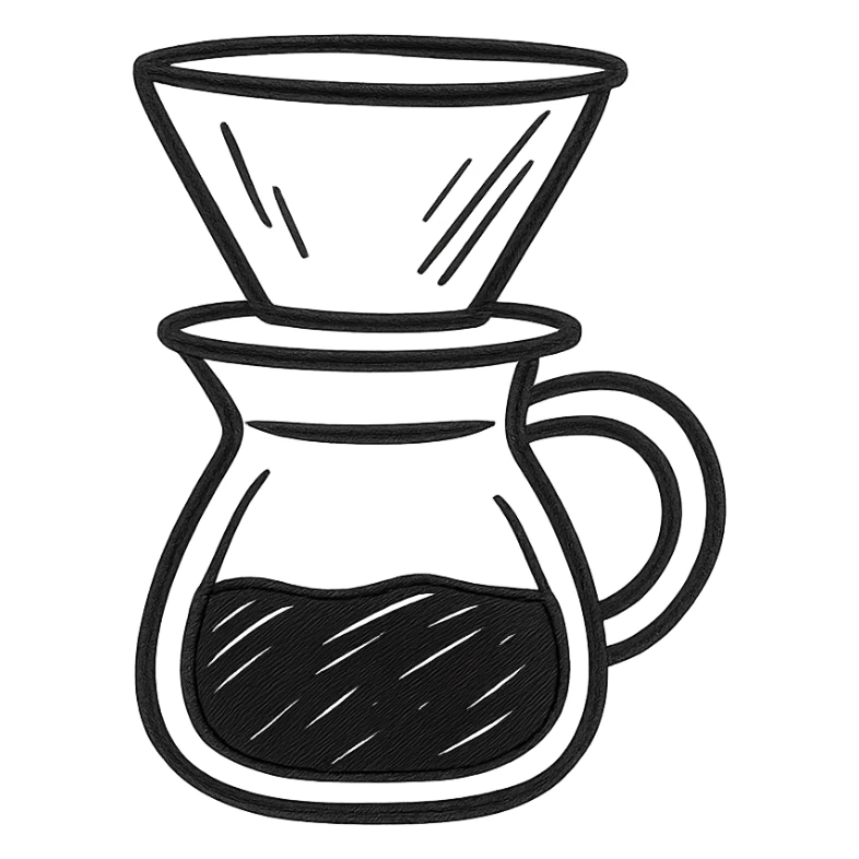 filter coffee sticker