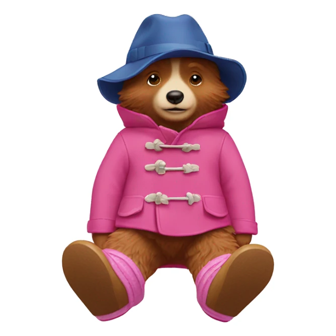 Paddington wearing pink uggs sticker