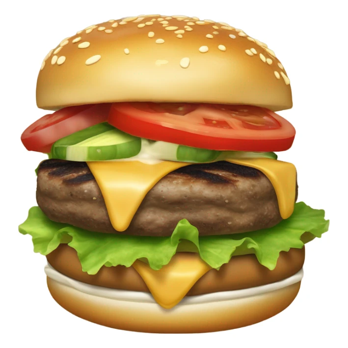 Yummy burger sticker