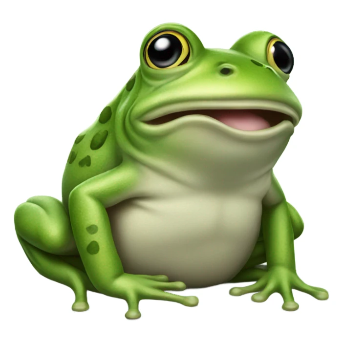Frog sticker