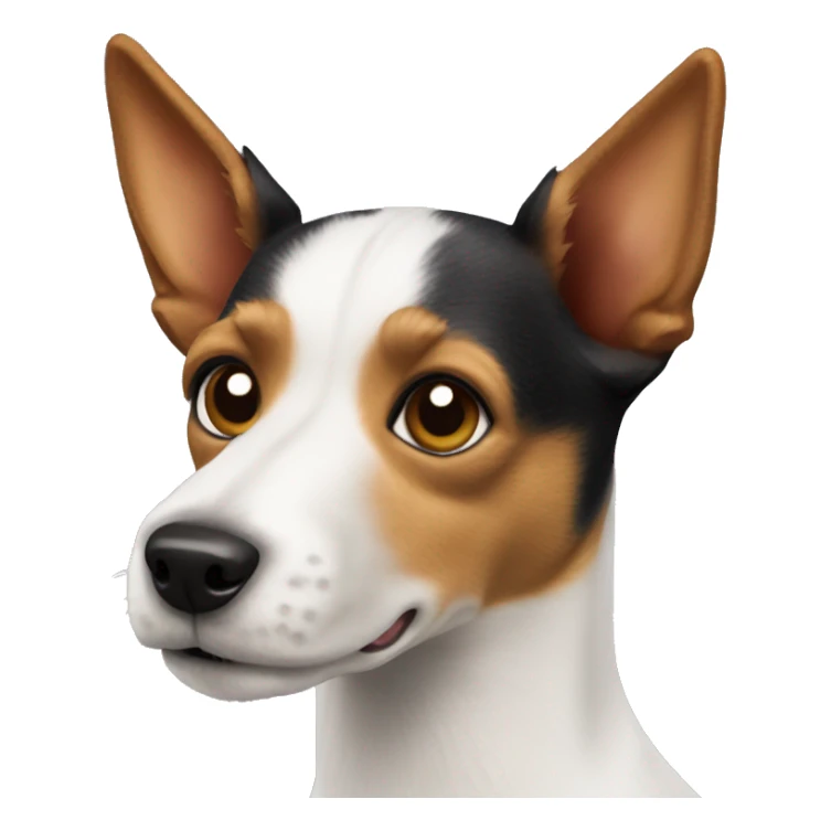 toy fox terrier dog sticker
