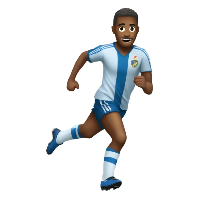 Futbolista corriendo  sticker