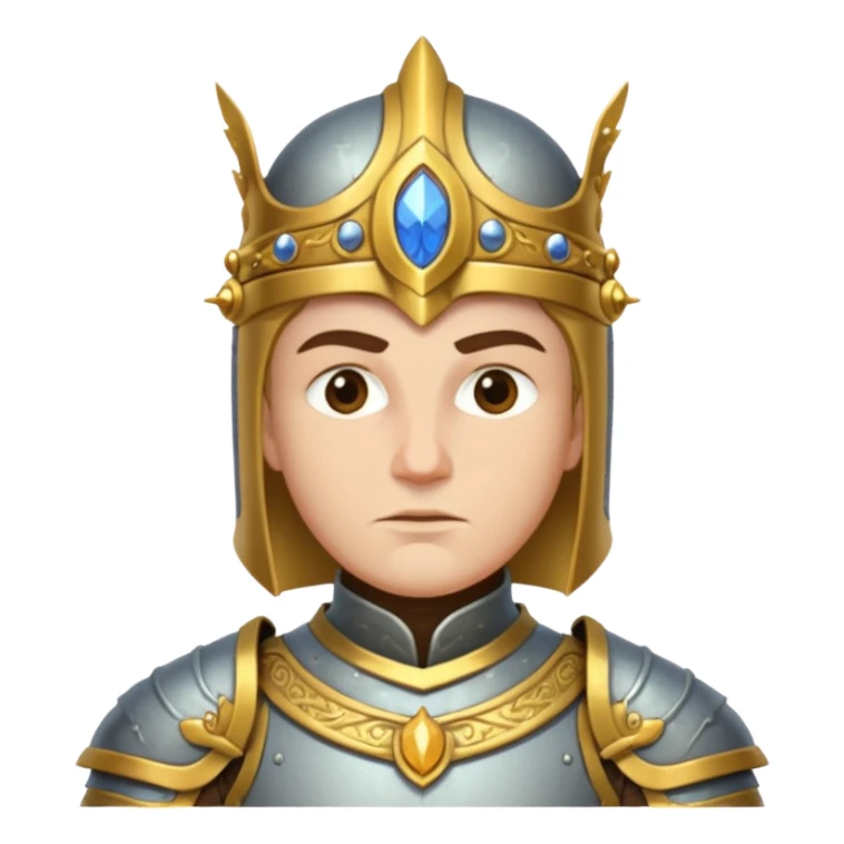 a medieval emissary  sticker