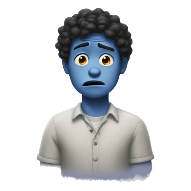 PIXAR CHARACTER SADNESS sticker