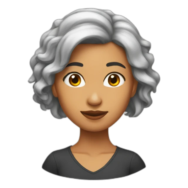 chica de pelo rojo sticker