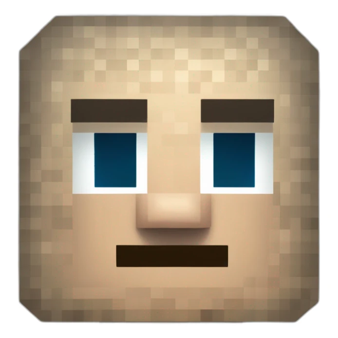  minecraft steve full diamante sticker