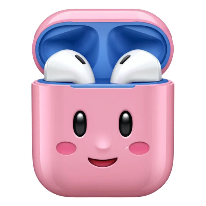 Kirby Airpods sticker