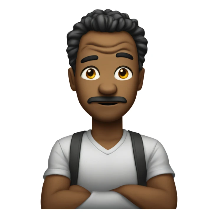 I'm over it face sticker